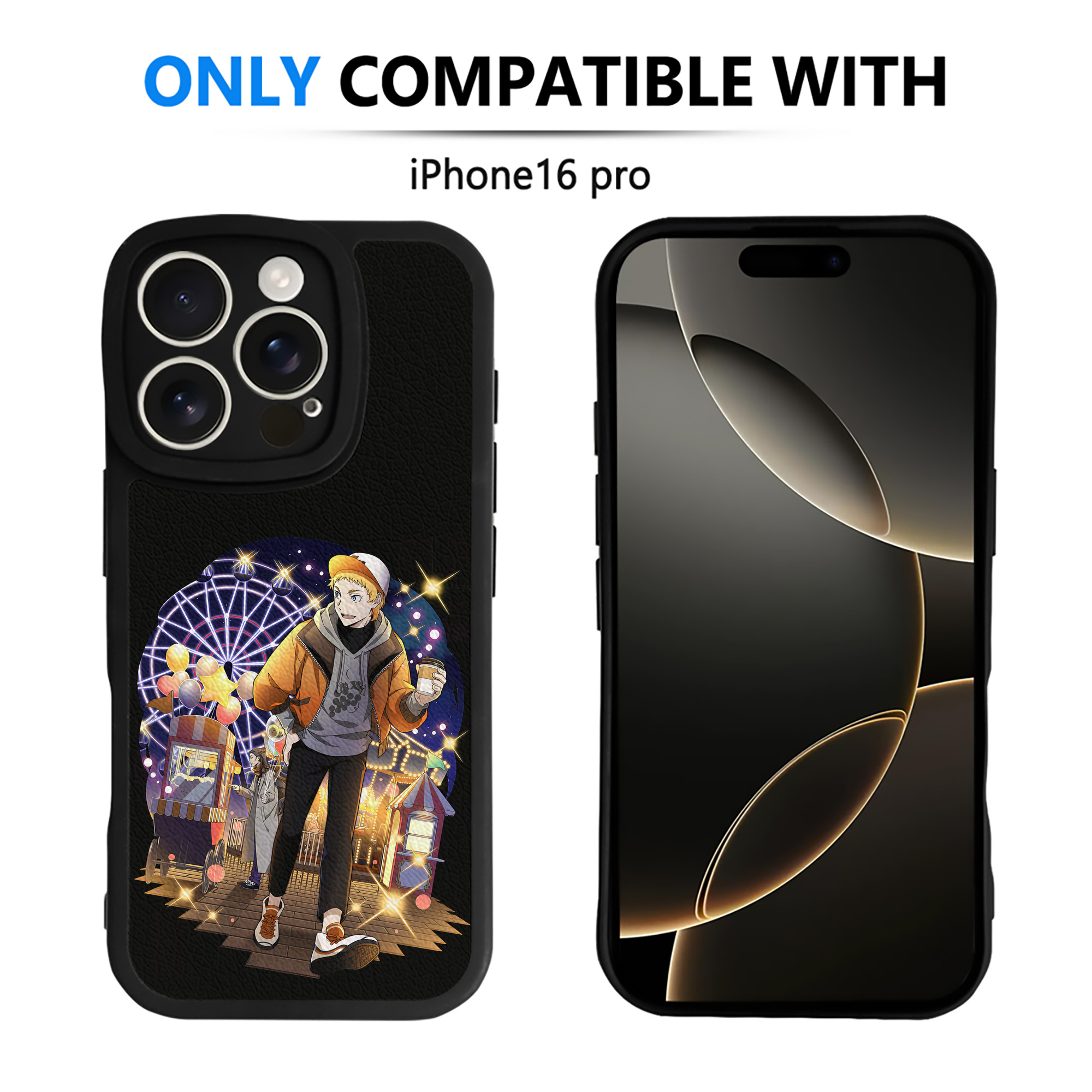 （画像用） 文豪ストレイドッグス Bungo Stray Dogs 【iPhone 16シリーズ対応】シリコンスマホケース（レザー調） 材質：シリコン